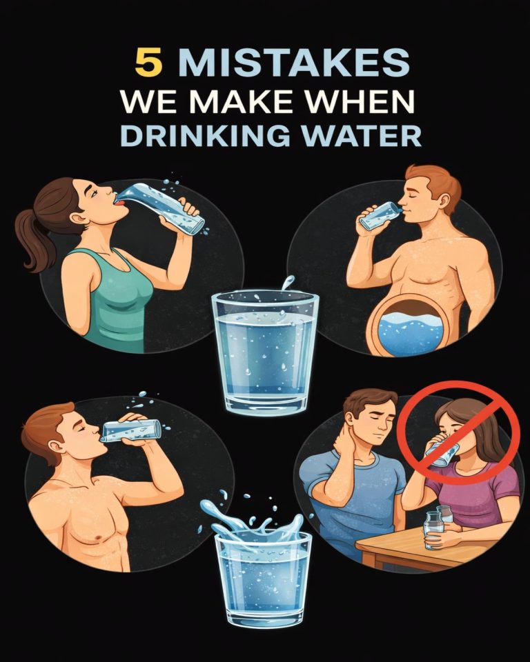 5 mistakes we make when drinking water…