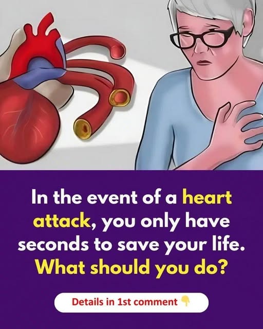 In the event of a heart attack, you only have seconds to save your life. What should you do?