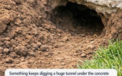 but it’s back every morning and I’m worried the foundation will crack