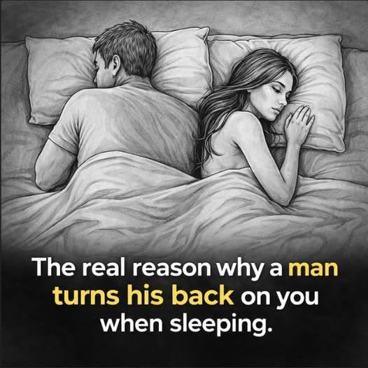 f your partner turns their back on you while sleeping, it means…
