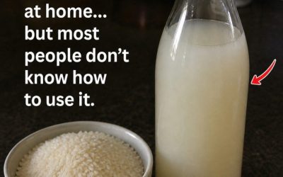 Rice water is like having gold at home… but few people know how to use it.