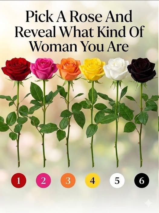 Pick A Rose And Reveal What Kind Of Woman You Are