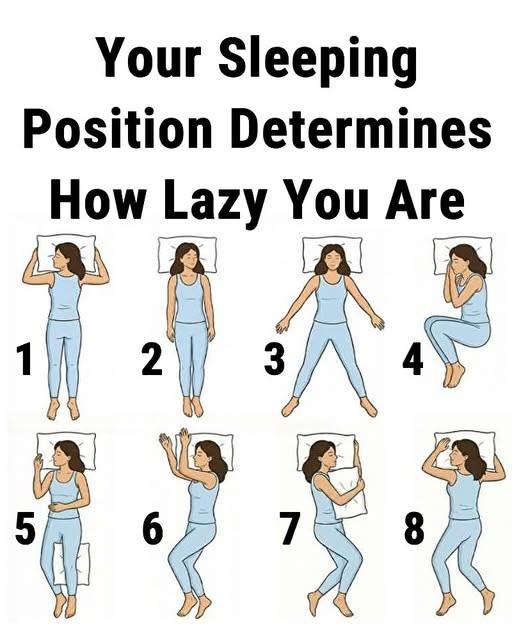 How Your Sleep Position Reveals If You’re Lazy