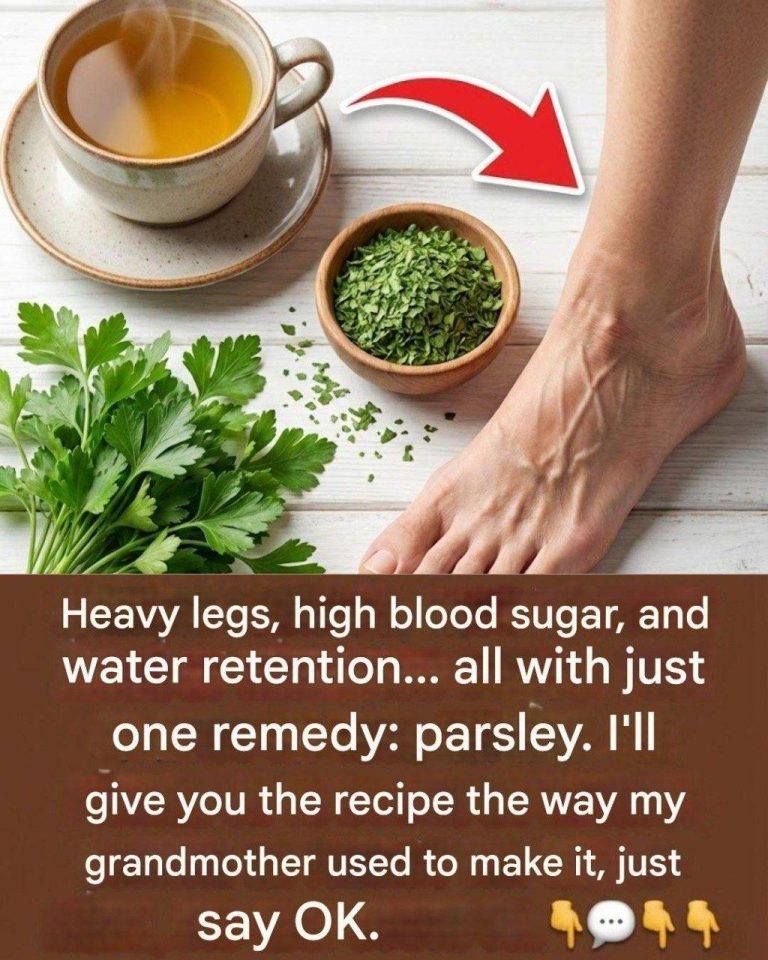 Parsley: the simple remedy our grandmothers used for heavy legs and water retention