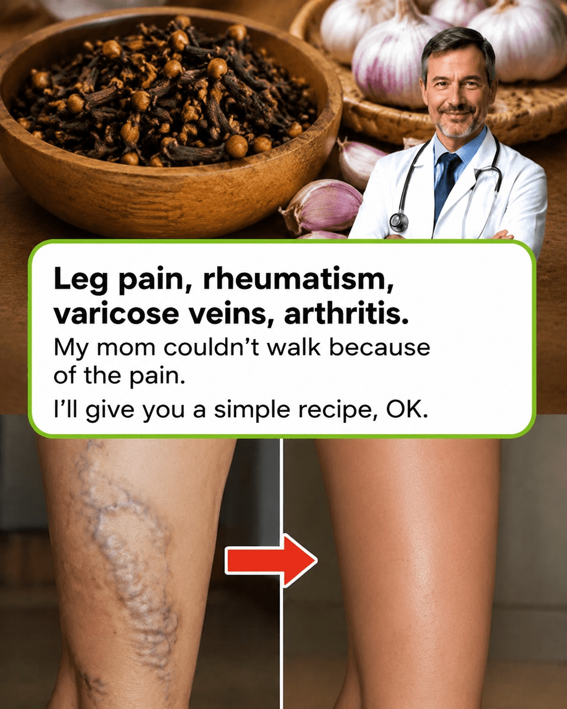 Can’t Walk Without Leg Pain? Try This 2-Ingredient Pantry Oil Tonight
