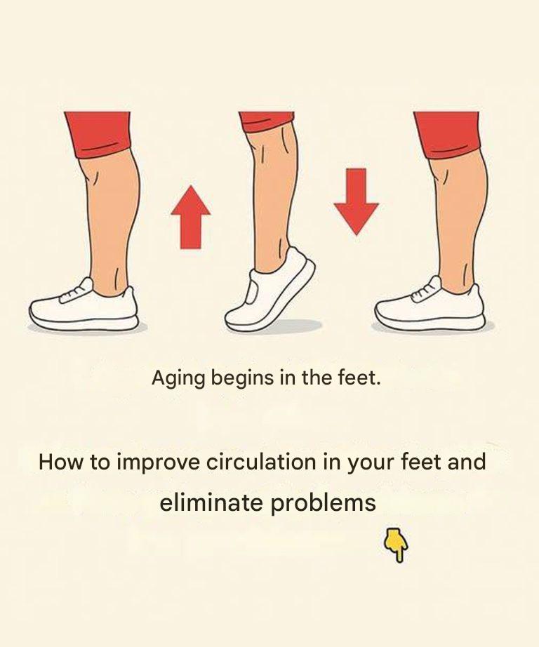 Aging begins in the feet. Here’s how to improve blood circulation in your feet and eliminate problems: 4 exercises and tips from a neurologist.