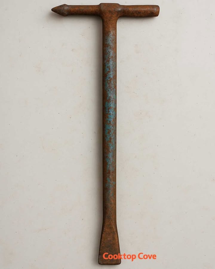 Found a metal bar on my driveway. Any idea what it could be?