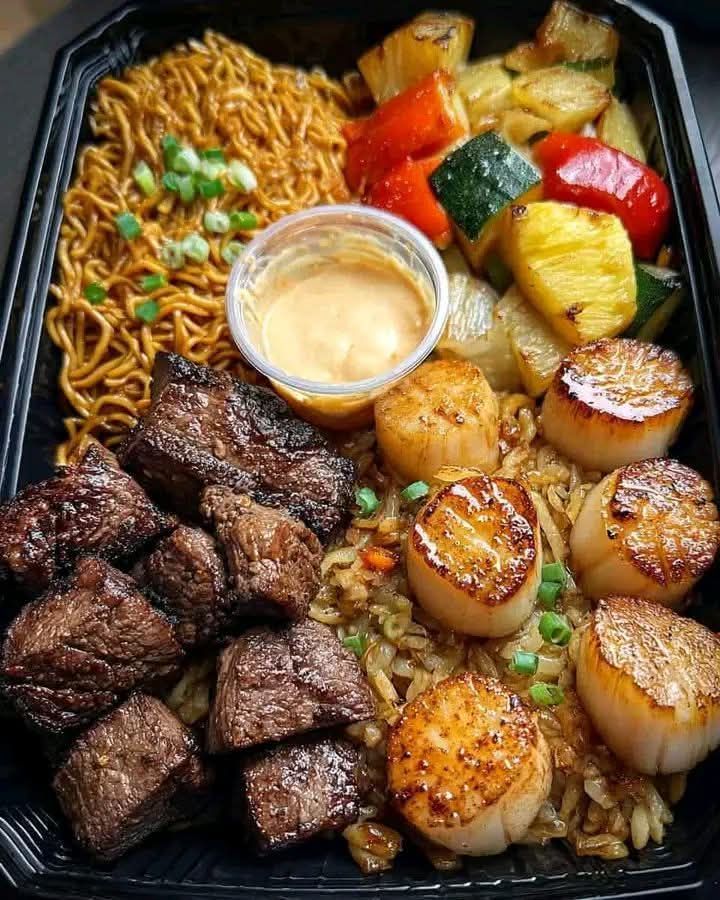 Hibachi Surf & Turf Bento Box