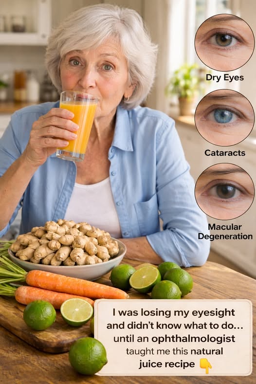 How Carrot, Lemon, and Ginger Juice Became My Daily Secret for Better Eye Health!