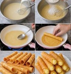 CANUTILLOS DULCES CRUJIENTES FÁCIL