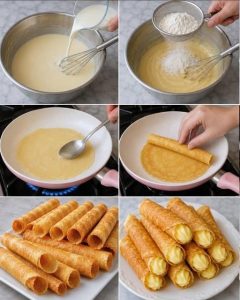 CANUTILLOS DULCES CRUJIENTES FÁCIL