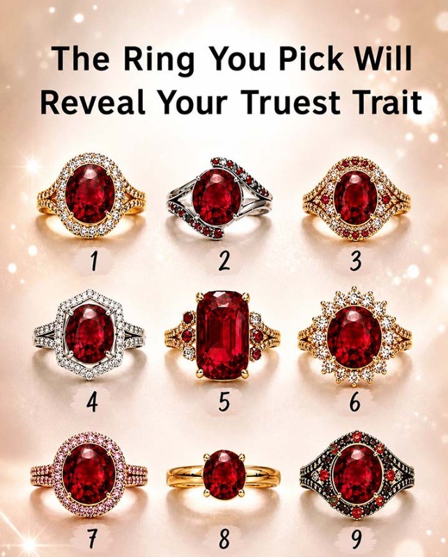 The Ring You Choose Reveals Your True Personality — Wake Up Your Mind