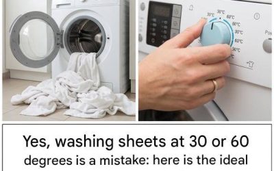 Yes, washing sheets at 30 and 60 degrees is a mistake: here’s the correct temperature