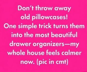 Forgotten Pillowcase Drawer Secret