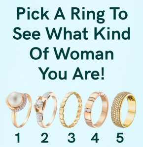 Choose a Ring to Discover What Kind of Woman You Are