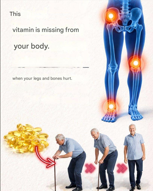 An essential vitamin that relieves foot and bone pain.