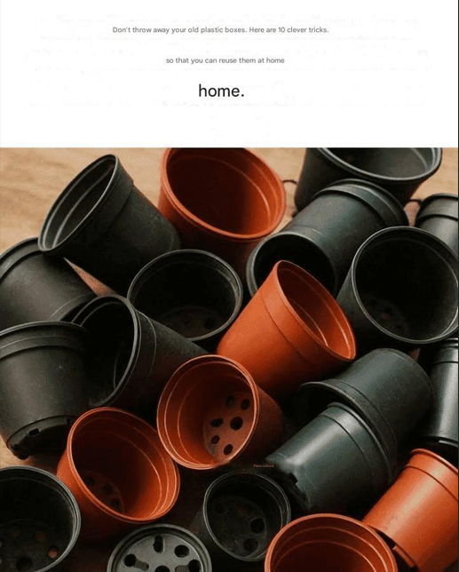 Don’t throw away your old plastic containers! Here are 10 clever ways to recycle them at home.