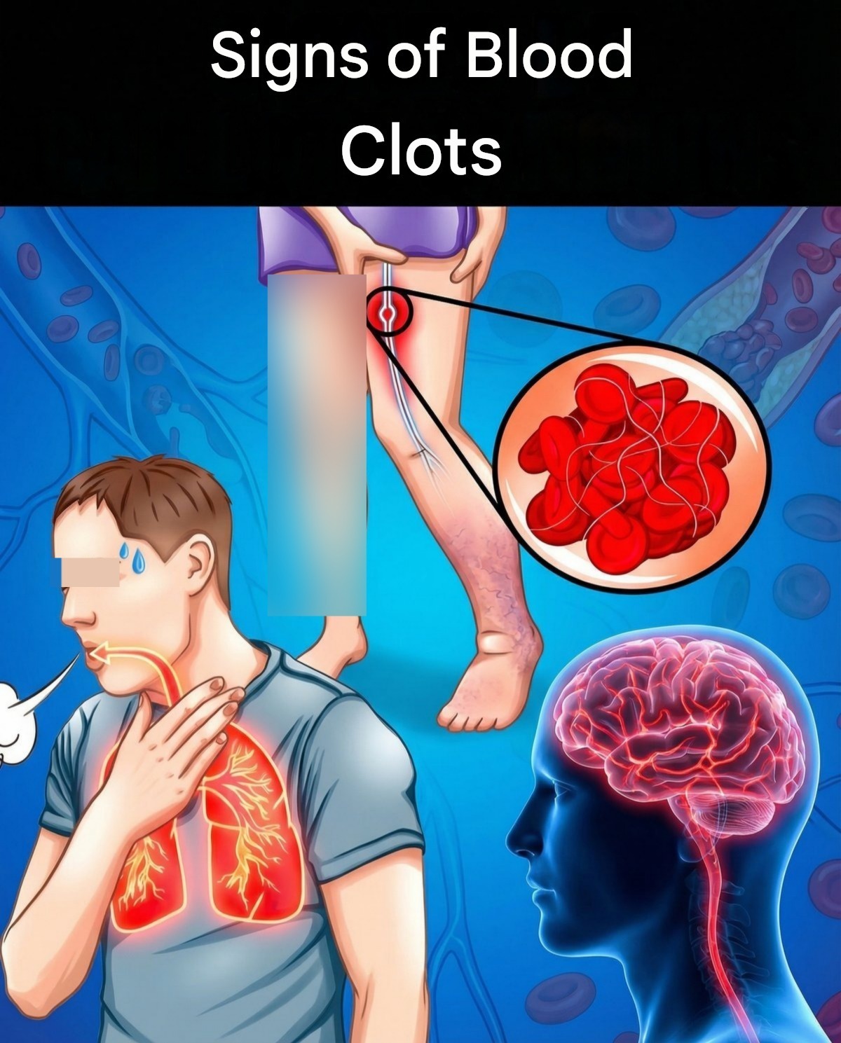Warning signs of blood clots