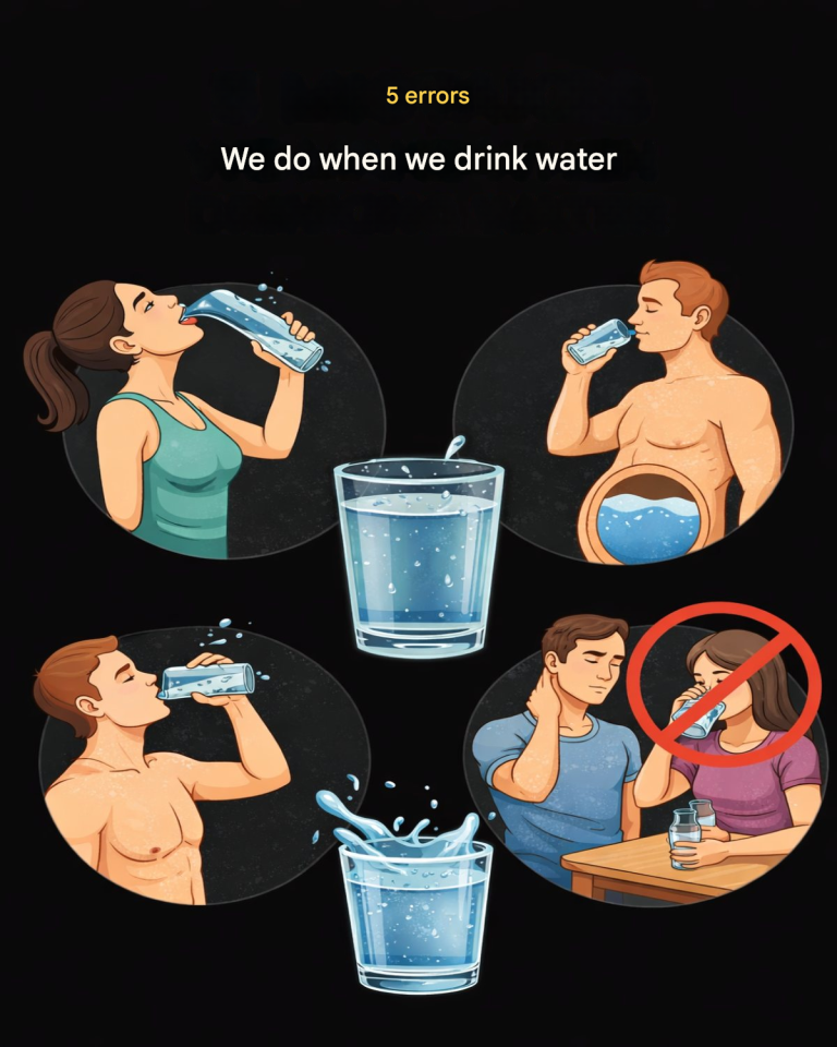 5 mistakes we make when drinking water…